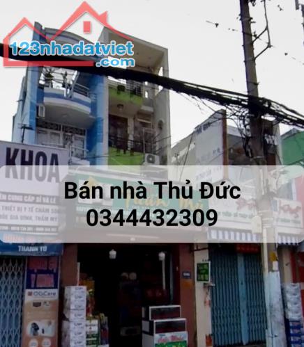 Bán nhà Trường Thọ Thủ Đức, Kha Vạn Cân, Ngay Chợ Thủ Đức, 60 m2, 4 tầng, Chốt 13 tỷ - 1