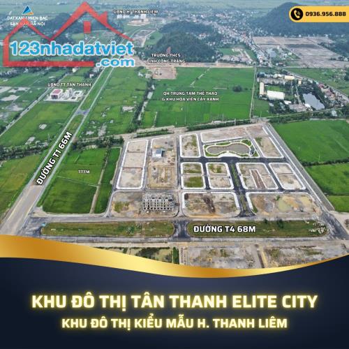 Bán đất nền dự án Khu đô thị Tân Thanh Elite City huyện Thanh Liêm, Hà Nam đã có sổ đỏ