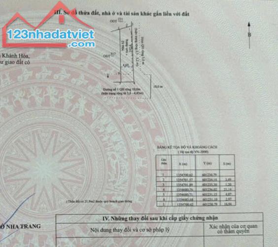 Bán nhà 3 tầng lô góc dt102m  Hẻm Lê Hồng Phong, Phước Tân,Nha trang,TTTP giá chỉ 6 tỷ 500 - 5