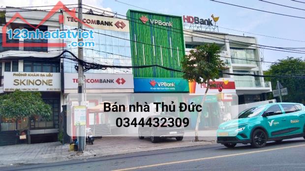 Bán nhà Bình Thọ Thủ Đức, Mặt tiền Đặng Văn Bi, 190 m2 (7x27), Sẵn HĐ thuê