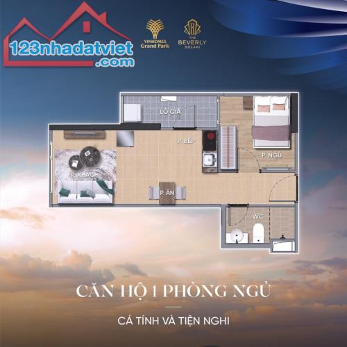 GIỎ HÀNG CĂN STUDIO 1.9 TỶ, 1PN + TỪ 2.6 TỶ VINHOME GRAND PARK, CHIẾT KHẤU ĐẾN 14% - 3