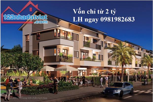 Mua ngay!giá chủ đầu tư!nhà phố 120m2 giáp Hà Nội, dự án Centa Riverside, vốn từ 2 tỷ!