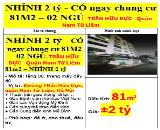 NHỈNH 2 tỷ - CÓ ngay chung cư 81M2 – 02 NGỦ- TRẦN HỮU DỰC - Quận Nam Từ Liêm 81m2 – NHỈNH