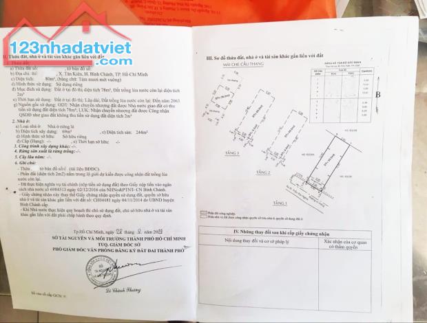 Xoay tiền bán nhà Trần Đại Nghĩa 5x16m trệt 2 lầu sân thượng giá 1,1 tỷ SHR - 2