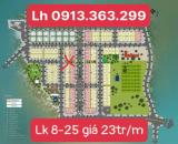 Suất ngoại giao LK8-25 lô góc Centre Ville Lương Sơn giá 21-23tr - sổ đỏ,dãy đẹp nhất DA
