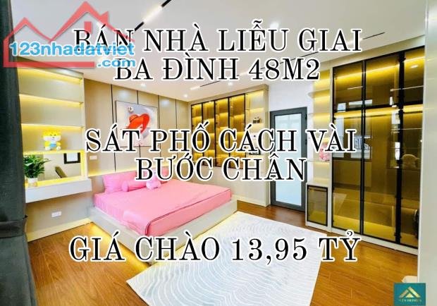 BÁN NHÀ LIỄU GIAI BA ĐÌNH 48M2-6 TẦNG-MT 6M-GIÁ CHÀO 13,95 TỶ-THƯƠNG LƯỢNG