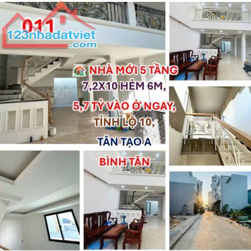 NHÀ MỚI 5 TẦNG NGUYỄN VĂN CỰ BÌNH TÂN – VỊ TRÍ VÀNG, GIÁ CHỈ 5,7 TỶ - 4