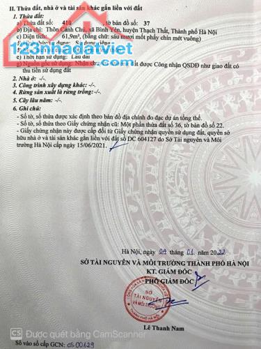 Tôi có mấy lô đất Hoà lạc Cạnh Khu Công nghệ cao cần bán giá nhỉnh 1 tỷ - 2