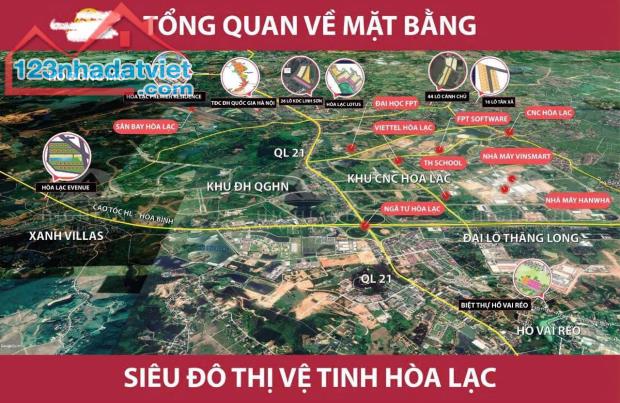 Tôi có mấy lô đất Hoà lạc Cạnh Khu Công nghệ cao cần bán giá nhỉnh 1 tỷ - 3