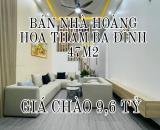 BÁN NHÀ HOÀNG HOA THÁM 47M2-5 TẦNG-MT 6M-GIÁ CHÀO 9,6 TỶ-THƯƠNG LƯỢNG