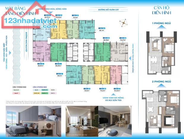 Căn hộ Hải Châu " Sam Towers" mặt Sông Hàn - Ngắm pháo hoa tại Nhà - Ngân hàng hỗ trợ vay - 1