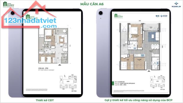 BÁN DỰ ÁN CĂN HỘ SIÊU MẪU - GIÁ SIÊU HỢP LÝ TẠI HANOI MELODY RESIDENCES - 2