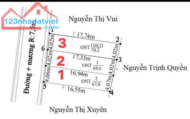 Bán 2 lô đất mặt đường thôn Đông, Lâm Động, đường trải nhựa đèn cao áp.  Vị trí khu vực tr