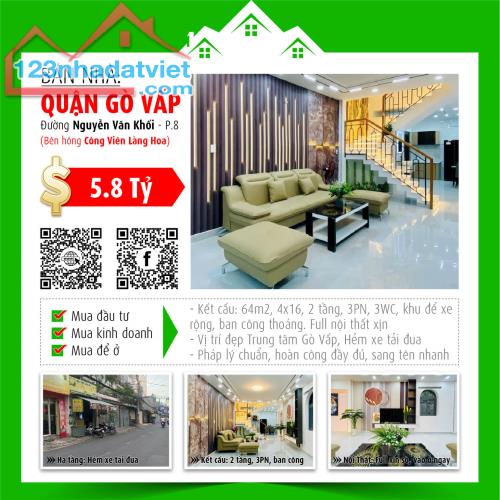 ✅  Bán nhà mặt tiền, vị trí vàng, giá siêu hấp dẫn 5.8 tỷ!