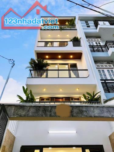 🔥 Nhà mới diện tích chuẩn 4 x 15m, 5 tầng, hẻm xe hơi khu sân bay, giá: 11.2 tỷ LT