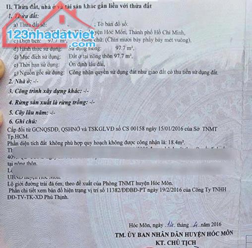 bán gấp dãy trọ 6 phòng ở gần thị trấn Hóc Môn giá 720 triệu. - 4