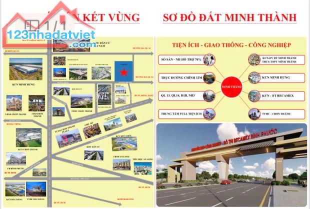 Đất Sổ Hồng Riêng 500m2 Ngay KCN Becamex - 2