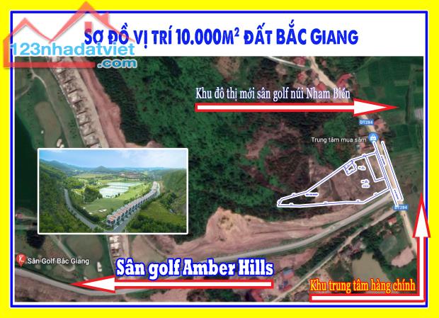 Cần bán khu đất TMDV bên cạnh Sân golf Amber Hills Yên Dũng, Bắc Giang.