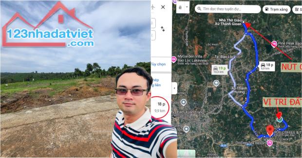 Bán đất Bảo Lộc.DT 1546m2 (có thổ cư).Cách QL.20 chỉ 1,8km.View siêu đỉnh.Hạ Giá Shock - 1