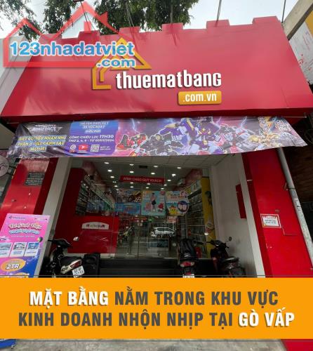 CHO THUÊ MẶT BẰNG NẰM TRÊN ĐƯỜNG QUANG TRUNG, GÒ VẤP