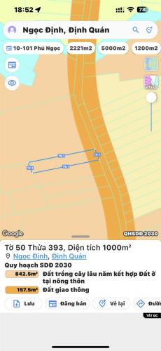 Chính Chủ Bán Gấp Đất Mặt Tiền Đường Nhựa Tại Xã Ngọc Định, Định Quán, Đồng Nai - 1