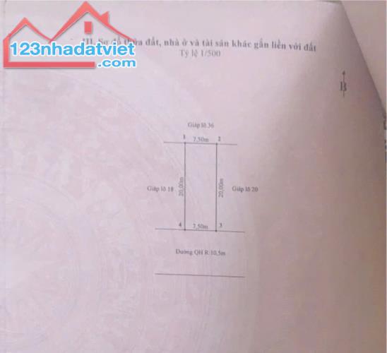 Bán đất Dương Quan khu phân lô Bấc Vang lốc biệt thự ở cực kỳ hợp lý 150m ngang 7,5m giá c - 3