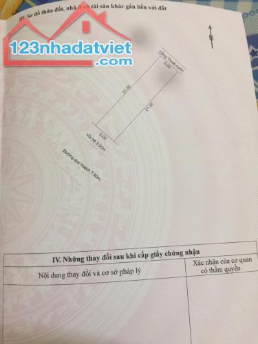 Bán đất MT gần Lê Đình Kỵ- Đường 7.5m, DT: 105m2, Giá 3 tỷ tl