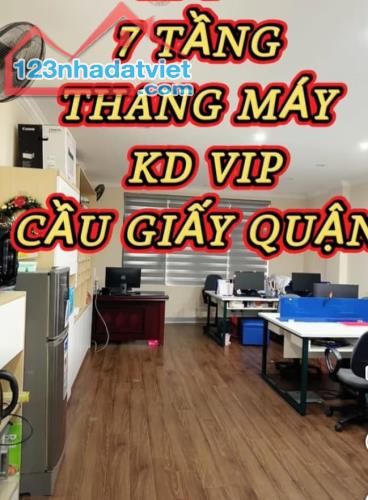 BÁN NHÀ ở TRẦN QUỐC HOÀN, ô tô, 60m, 7 tầng, 23 tỷ - 1