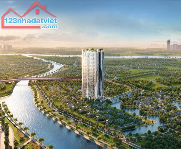 Căn hộ 2PN view sông & công viên tại chung cư Fibonan KĐT Ecopark, CK 6% 259tr