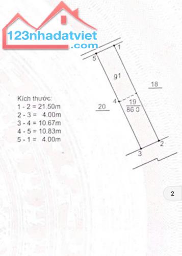 Nguyễn Văn Cừ Long Biên đất phân lô 86 m2 oto đỗ cửa 2 thoáng . Giá 12,9 tỷ - 2