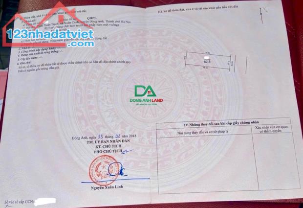 Bán Đất đấu giá thôn Xuân Trạch xã Xuân Canh – gần cầu Tứ Liên – triển lãm quốc gia - 5