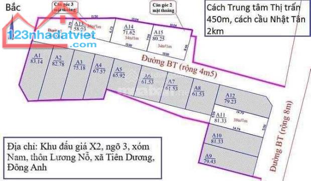 Bán Đất Đấu Giá X2 Lương Nỗ Đông Anh - 4