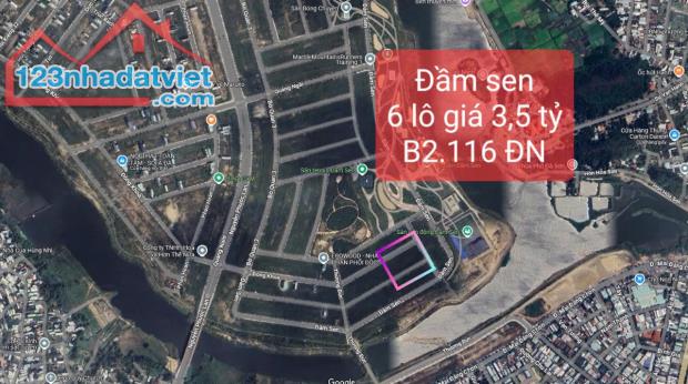 BÁN 5 LÔ ĐẤT KHU ĐẦM SEN B2.116 HƯỚNG ĐÔNG NAM