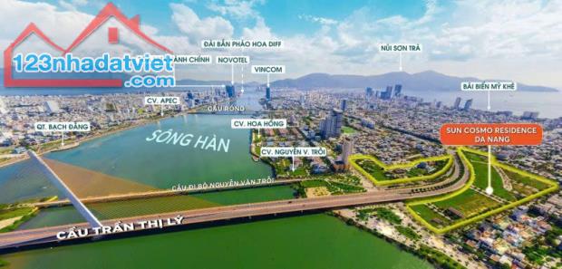 Bán Căn hộ Cosmo 1PN+ View biển Mỹ Khê - Diện tích 49,4m2 - Giá Trực Tiếp CĐT 2,9 tỷ - 2