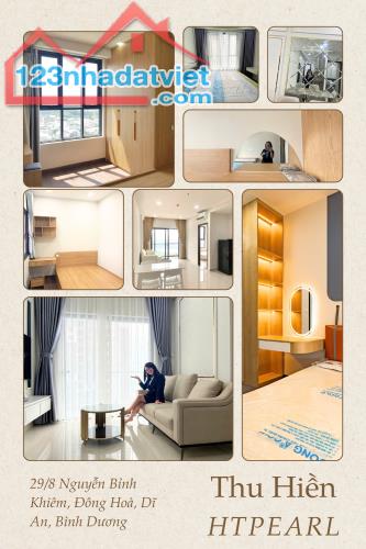 Cho Thuê căn hộ 2PN Full NT tại HT Pearl giá 7,5 triệu, diện tích 72m2, view đẹp