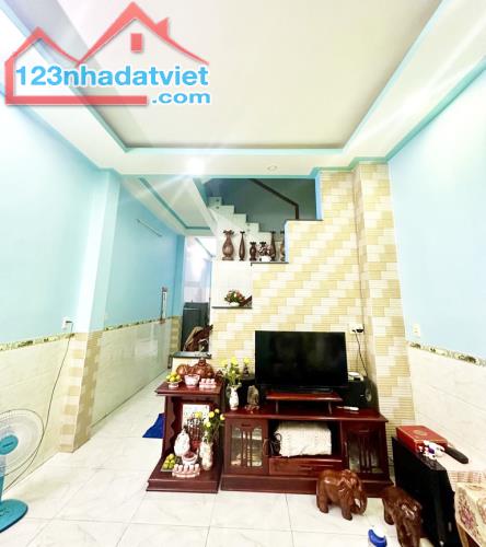 Nhà Đẹp HXH 6m, 4 tầng đúc, Lạc Long Quân, Tân Bình, 4.2x16m, 67m2, nhỉnh 8 tỷ TL - 1