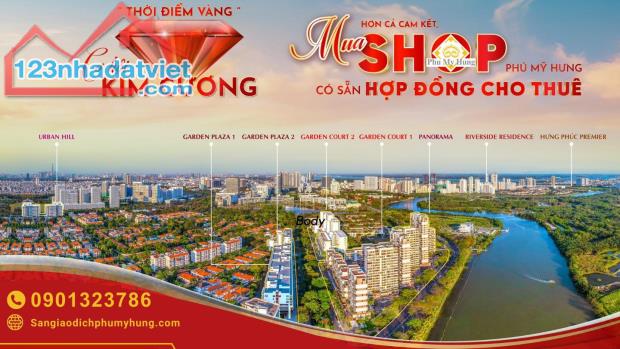 Bán shophouse dự án Riverside Residence Phú Mỹ Hưng ngay mặt tiền Nguyễn Lương Bằng Quận 7 - 4