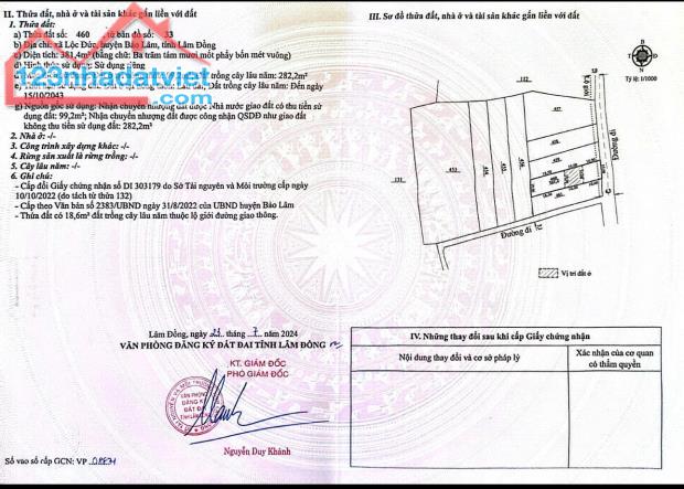 Bán đất mặt tiền đường chính liên xã Tiếng Dương - Lộc Đức , Bảo Lâm, Lâm Đồng - 5