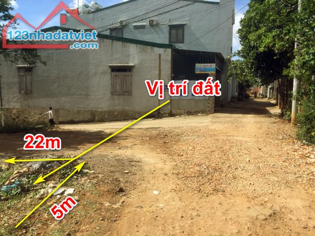 Bán Đất thổ cư hẻm 404 Hùng Vương - Tp BMT. Dt: 5x22m Tc 100%. Giá chỉ 1.8 tỷ - 1