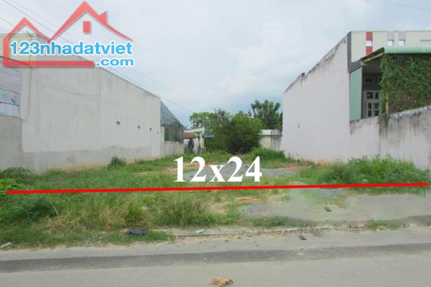 BÁN ĐẤT 288M² (12X24), ĐƯỜNG TỈNH LỘ 15, PHÚ HÒA ĐÔNG, CỦ CHI – CHỈ 1 TỶ 1 (TL)