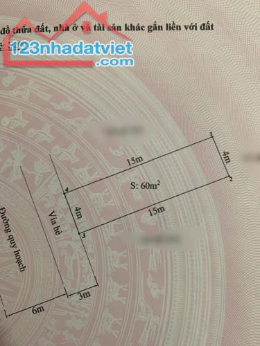 Bán lô đất Tái Định Cư, Tràng Cát 60m2 giá chỉ 35tr/m2 - 2