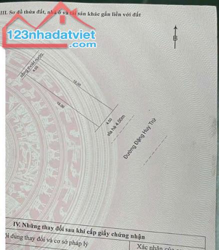 Bán đất Đặng Huy Trứ, phường Hòa Minh - Đường 7.5m, Sát biển - DT: 85.5m2, Giá 4.89 tỷ tl - 1