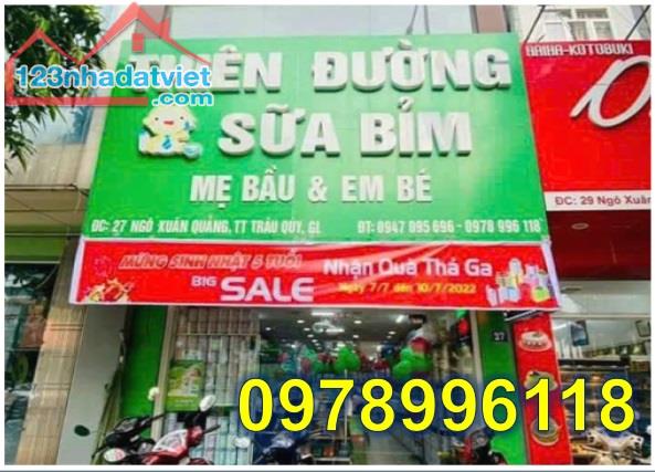 ☀️Sang nhượng lại cửa hàng sữa bỉm Mẹ và bé tại Ngô Xuân Quảng, ngã tư Trâu Quỳ, Gia Lâm,