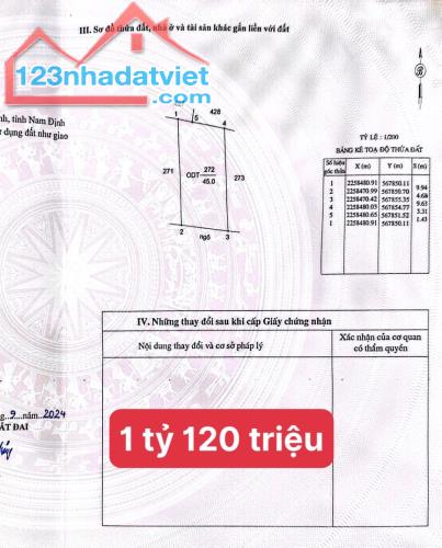 BÁN ĐẤT NGÕ RỘNG ĐƯỜNG MỸ XÁ 47M2 GIÁ TỪ 985 TRIỆU - 3