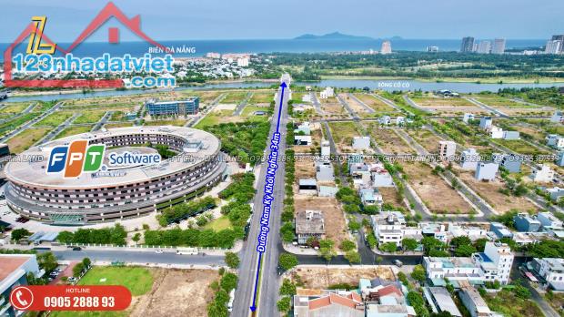 Cho Thuê lô đất mặt tiền Nam Ky Khởi Nghĩa khu FPT city vị trí kinh doanh đẹp - 1