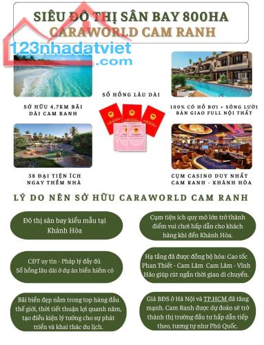 Chỉ 8 tỷ sở hữu biệt thự liền kề 150m2- Caraworld Cam Ranh Khánh Hòa - 2