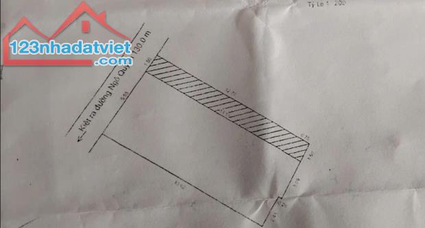 Cần bán lô đất 2 mặt kiệt hiện tại có sẵn nhà cấp 4 tại K233 Ngô Quyền , Mân Thái - 1