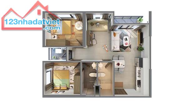 Duy nhất 1 căn 2N2W-63m thông thủy-Giá chỉ 3 tỷ- Siêu RẺ nhất thị trường Vinhomes OCP, 097