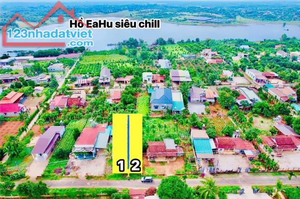 Hai lô đất đẹp 200m2 sẵn 60m2 thổ cư mặt tiền nhựa chỉ 229tr ở Cưkuin- Dak Lak