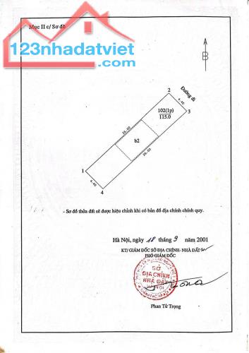 BÁN NHÀ CẦU GIẤY,NGÕ 44  PHỐ TRẦN THÁI TÔNG ,DT 115M2,MẶT TIỀN 4,5M GIÁ 14,8 TỶ - 1